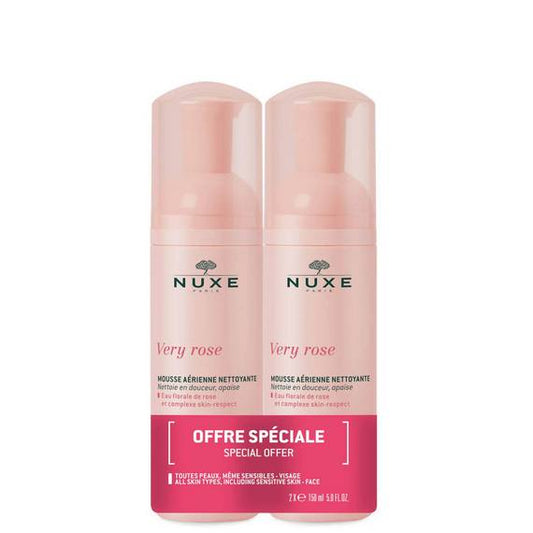 Nuxe Very Rpse Light cleansing Foam 2 x 150ml