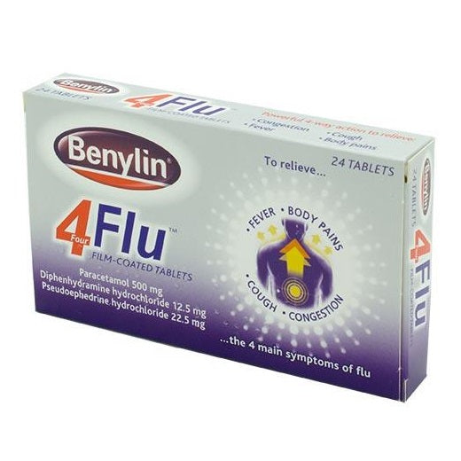 BENYLIN 4 FLU TABLETS