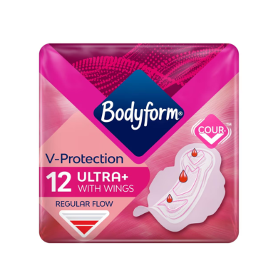 BODYFORM ULTRA NORMAL TOWELS WING 12'S