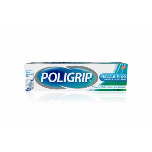 POLIGRIP FLAVOUR FREE DENTURE CREAM