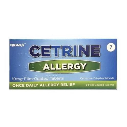 CETRINE ALLERGY 10MG TABLETS X 7