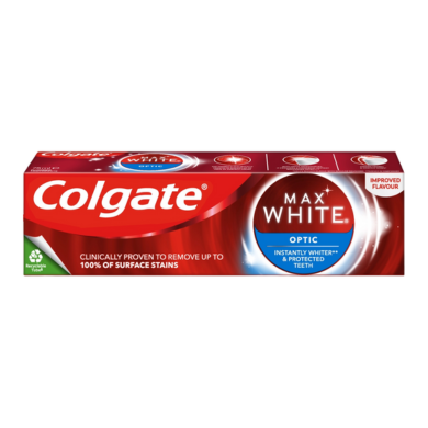 COLGATE T/P MAX WHITE OPTIC 75MLX12