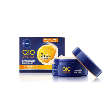 NIVEA Q10 ENERGY NIGHT CREAM 50ML X3