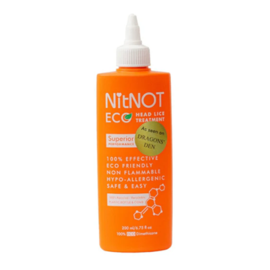 NitNOT Eco Head Lice Treatment 200MLX4