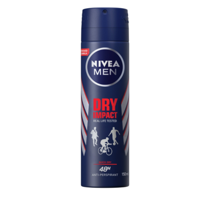 NIVEA MEN DEO SPRAY IMPACT 150ML X6