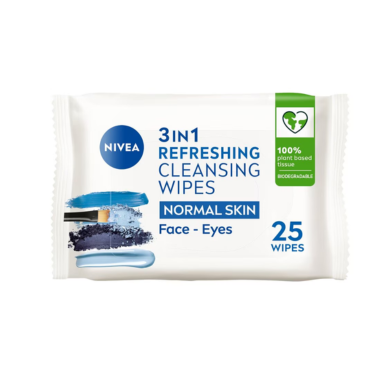 NIVEA FACE WIPES BIO NORM SKIN 25PK X24