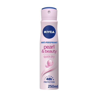 NIVEA WOMEN DEO PEARL & BEAUTY 250ML X6