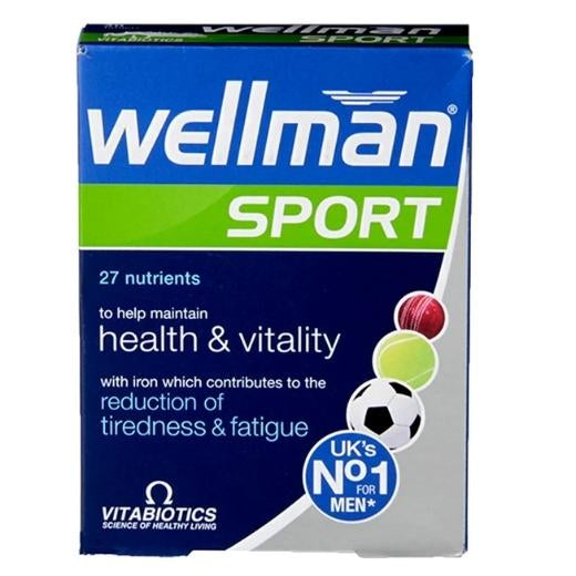 VITABIOTICS WELLMAN SPORT TABS V250