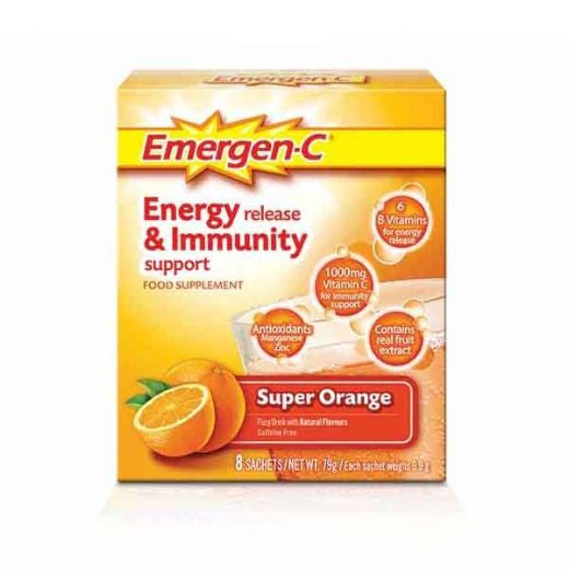 EMERGEN-C ORANGE SACHETS X 8