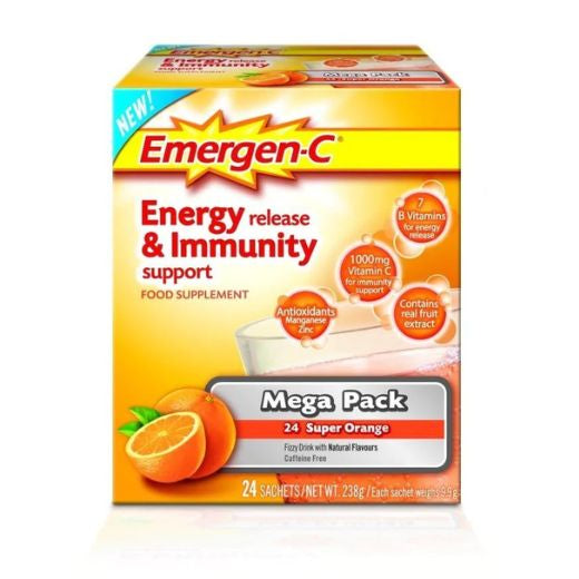 EMERGEN-C ORANGE SACHETS X 24