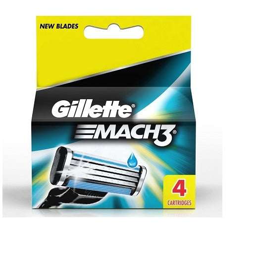 GILLETTE MACH 3 BLADES 4'S X10