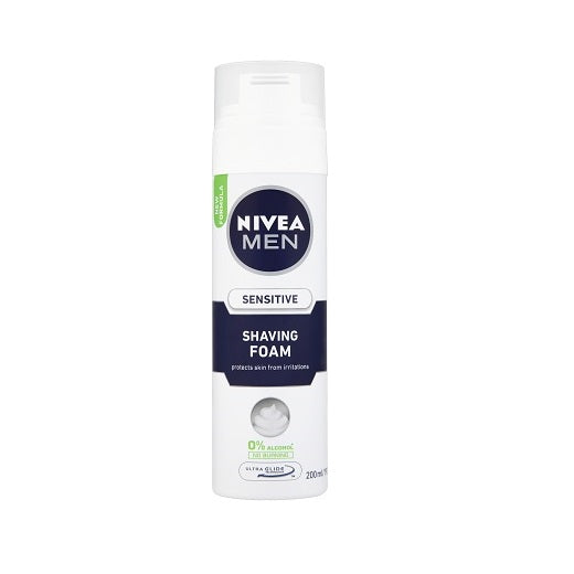 NIVEA MEN SENSITIVE SHAVING FOAM 200MLX6