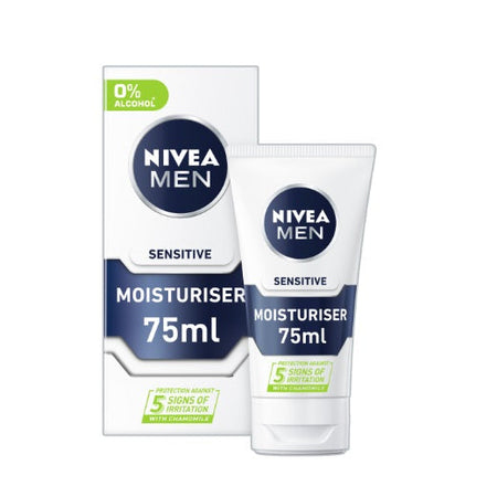 NIVEA MEN MOISTURISER SENSITIVE 75ML X6