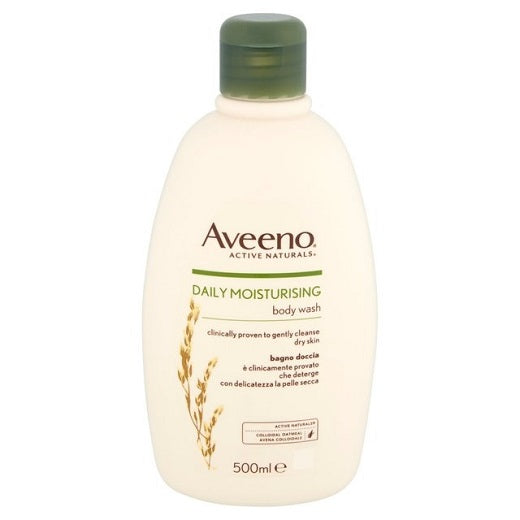 AVEENO DAILY MOIST BODYWASH 500ML X4