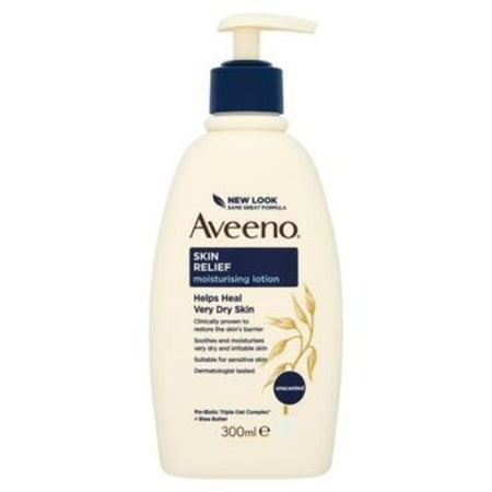 AVEENO SKIN RELIEF LTN SHEA 300ML X6