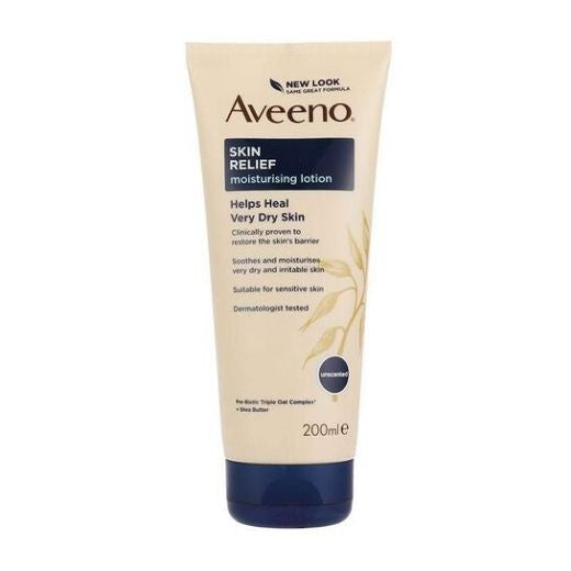 AVEENO SKIN RELIEF SHEA LOTION 200ML X6