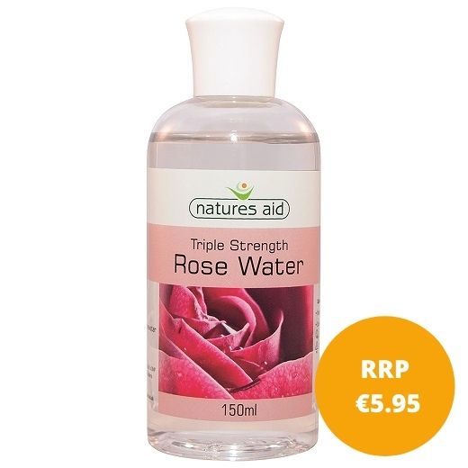 NATURES AID ROSEWATER 150ML