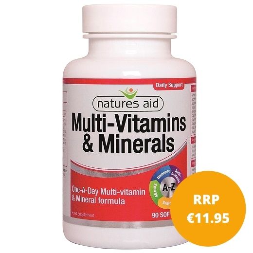 NATURES AID MULTIVTAMNS MINERALS A-Z IRN