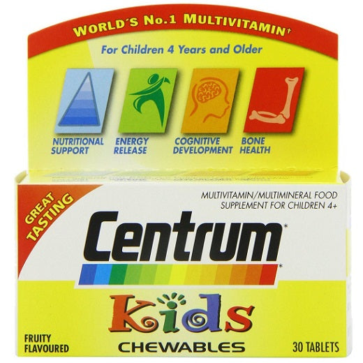 CENTRUM KIDS CHEWABLE (NEW) X30