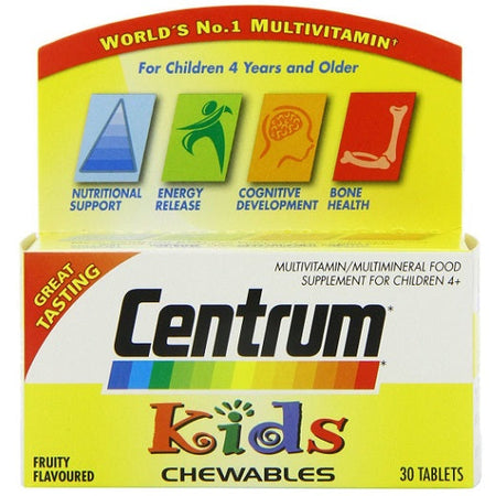 CENTRUM KIDS CHEWABLE (NEW) X30