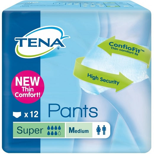 TENA PANTS SUPER MEDIUM 12S