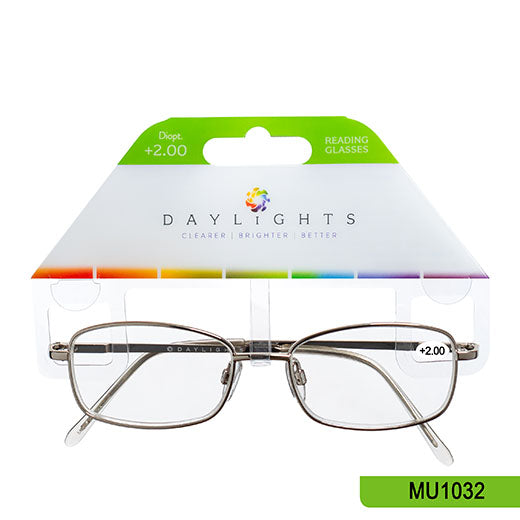 Reading Glasses Daylights Metal Silver +2.00 MU1032