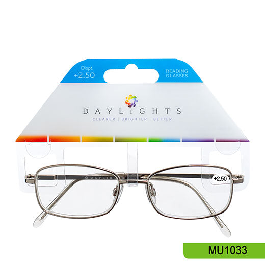 Reading Glasses Daylights Metal Silver +2.50 MU1033