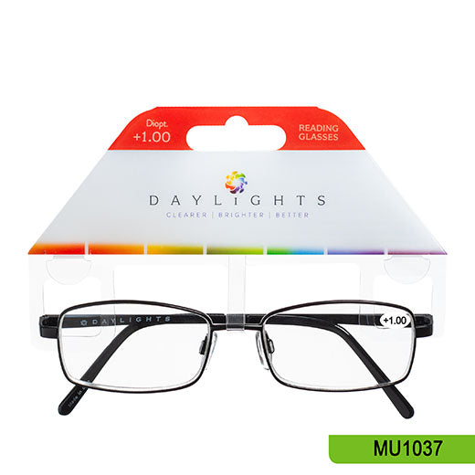 Reading Glasses Daylights Metal Black +1.00 MU1037