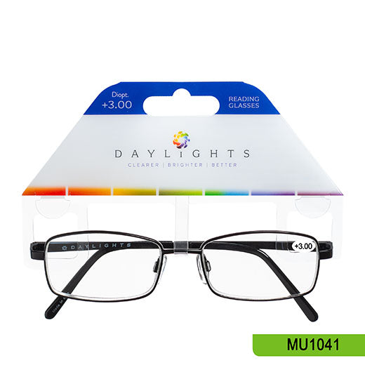 Reading Glasses Daylights Metal Black +3.00 MU1041