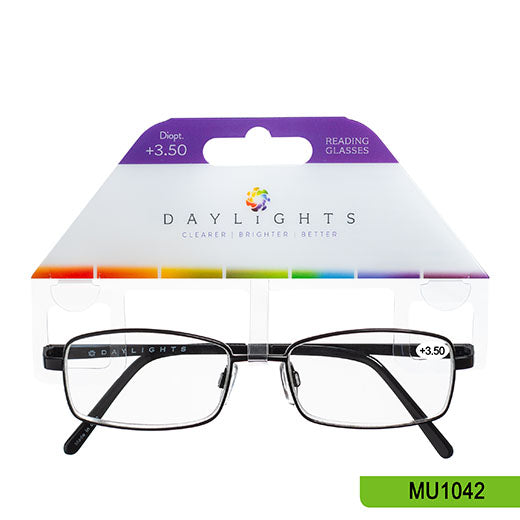 Reading Glasses Daylights Metal Black +3.50 MU1042