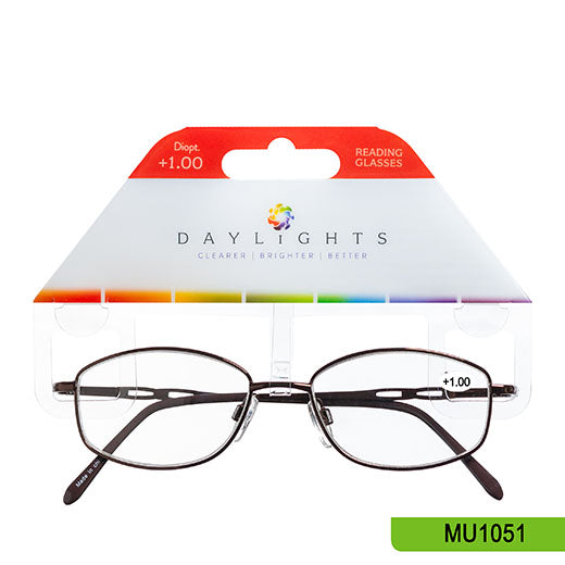 Reading Glasses Daylights Metal Brown +1.00 MU1051