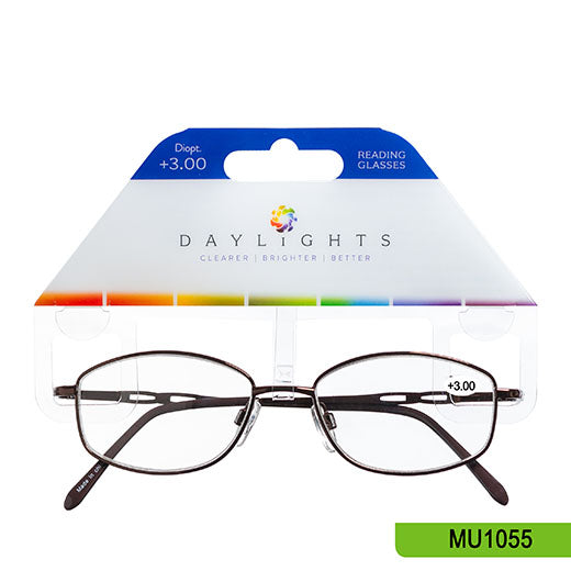 Reading Glasses Daylights Metal Brown +3.00 MU1055