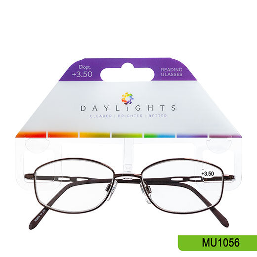 Reading Glasses Daylights Metal Brown +3.50 MU1056