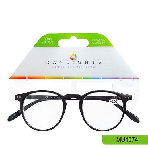 Reading Glasses Daylights Black Plastic +2.00 MU1074