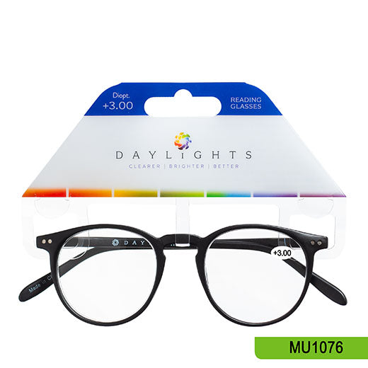 Reading Glasses Daylights Black Plastic +3.00 MU1076