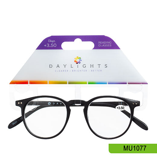 Reading Glasses Daylights Black Plastic +3.50 MU1077