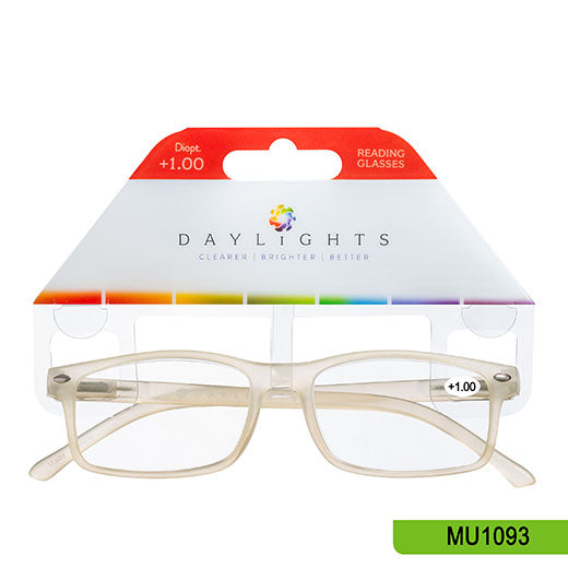 Reading Glasses Daylights Frosted Plastic +1.00 MU1093