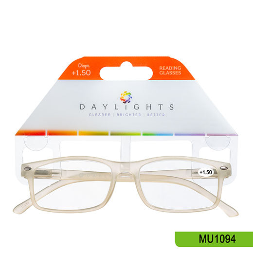 Reading Glasses Daylights Frosted Plastic +1.50 MU1094