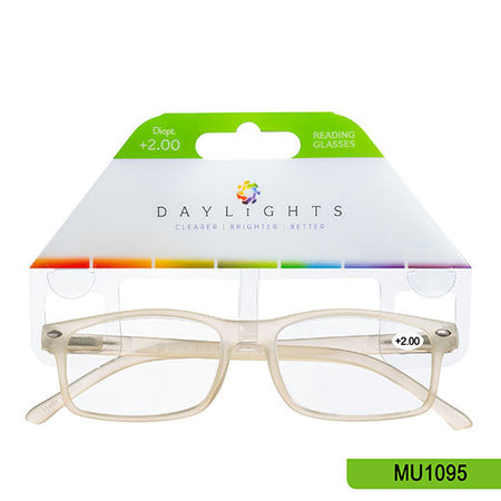 Reading Glasses Daylights Frosted Plastic +2.00 MU1095