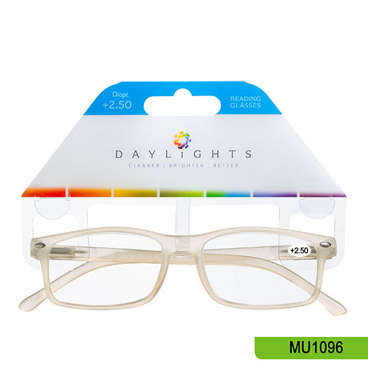 Reading Glasses Daylights Frosted Plastic +2.50 MU1096