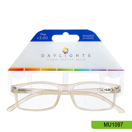 Reading Glasses Daylights Frosted Plastic +3.00 MU1097