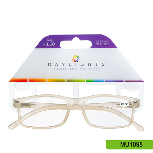 Reading Glasses Daylights Frosted Plastic +3.50 MU1098