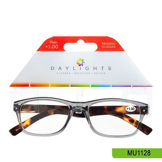 Reading Glasses Daylights Grey Plastic +1.00 MU1128