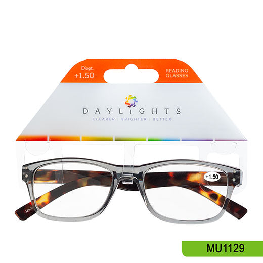 Reading Glasses Daylights Grey Plastic +1.50 MU1129