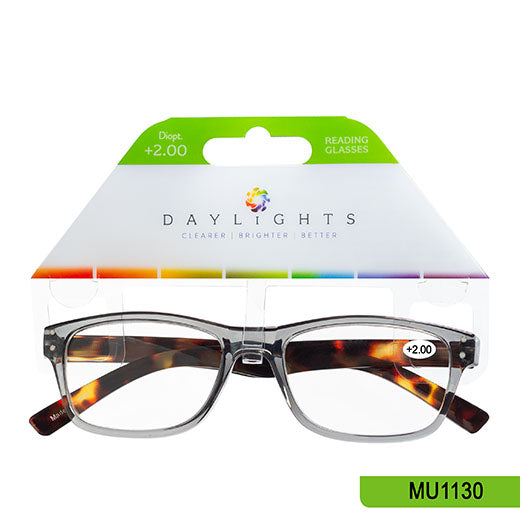 Reading Glasses Daylights Grey Plastic +2.00 MU1130