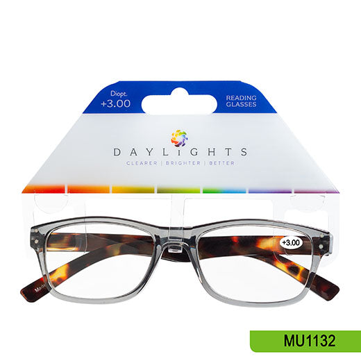 Reading Glasses Daylights Grey Plastic +3.00 MU1132