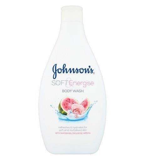 JOHNSONS SOFT & ENERGIS BODYWASH 400MLX6