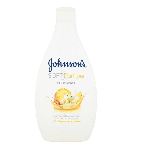 JOHNSONS SOFT & PAMPER BODYWASH 400MLX6