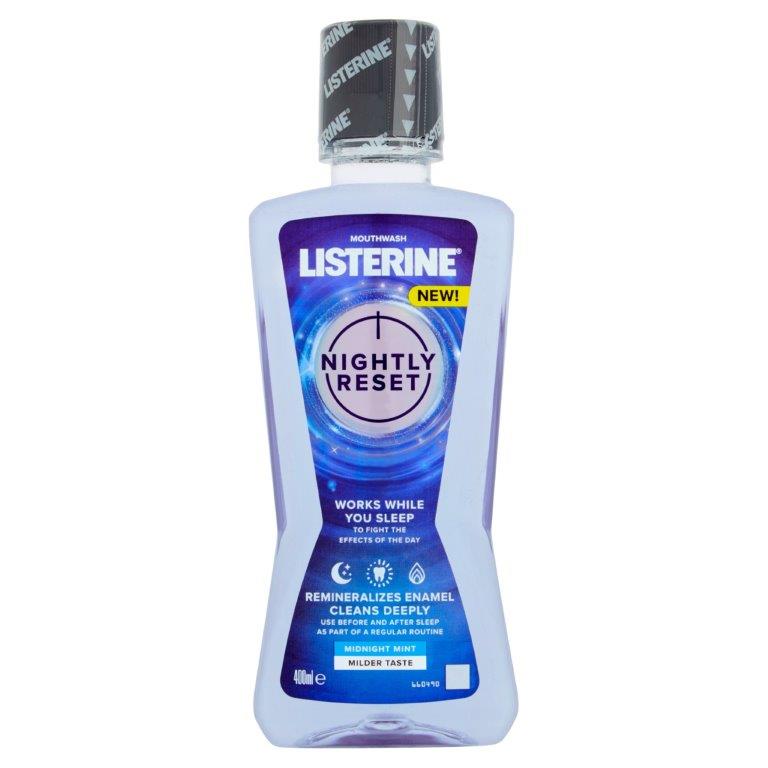 LISTERINE NIGHLTY RESET 400ML X6