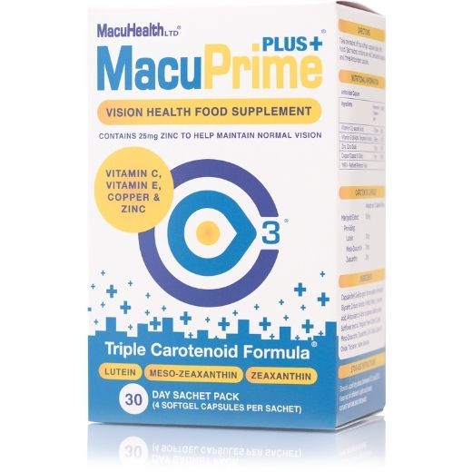 MACUPRIME PLUS ONE MONTH SUPPLY 30X4 TAB